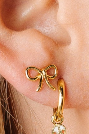 Cove Dainty Bow Stud Earrings