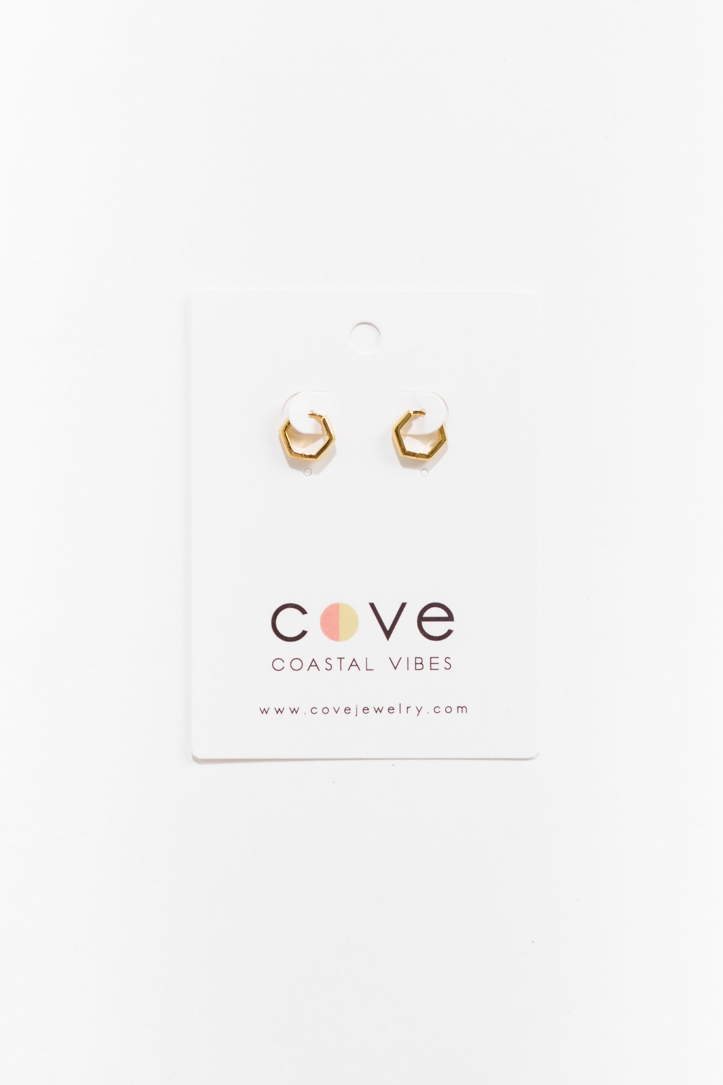 Cove Pentagon Hoop Earrings