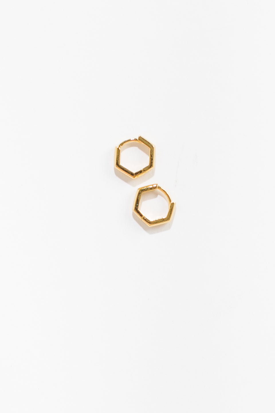 Cove Pentagon Hoop Earrings