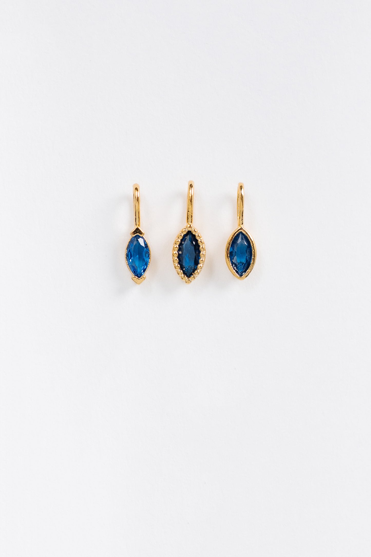Cove Charm Birthstones Set of 3