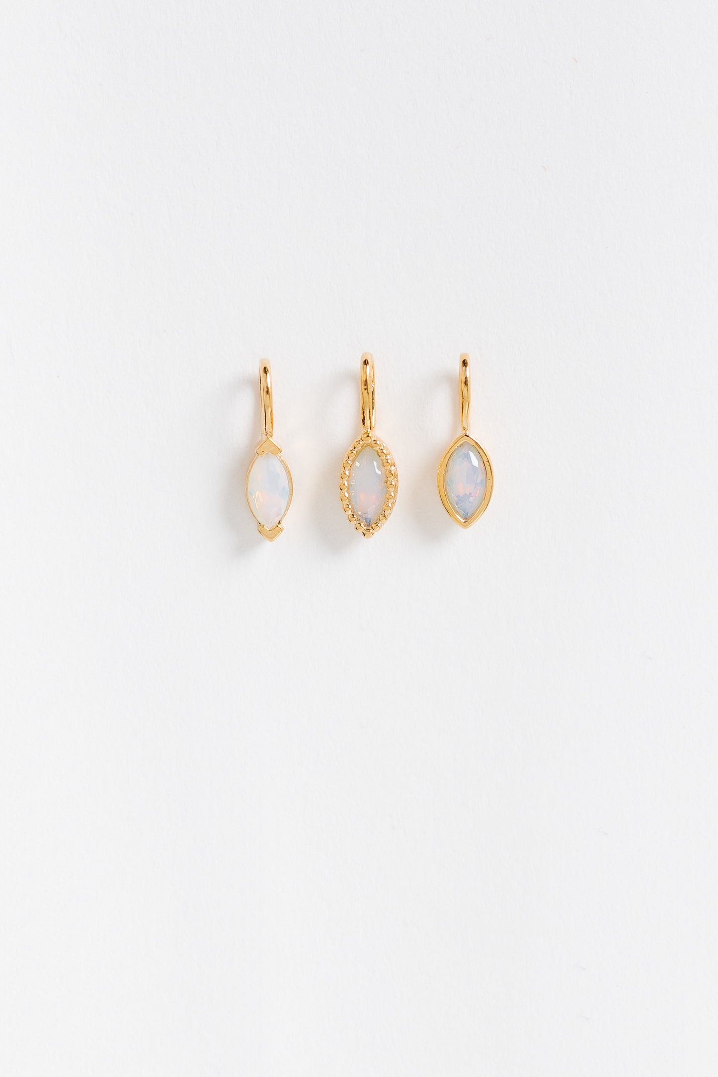 Cove Charm Birthstones Set of 3
