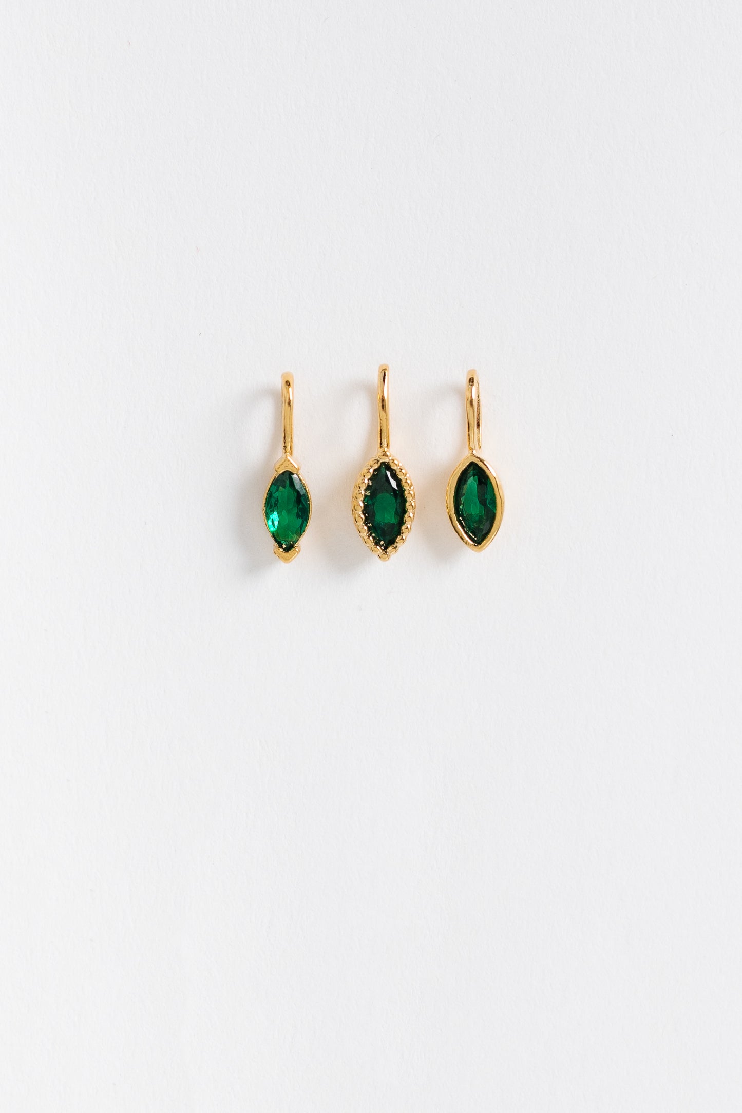 Cove Charm Birthstones Set of 3