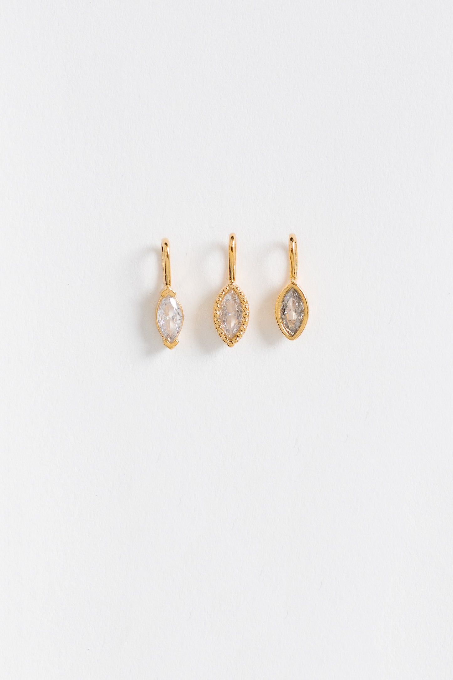 Cove Charm Birthstones Set of 3