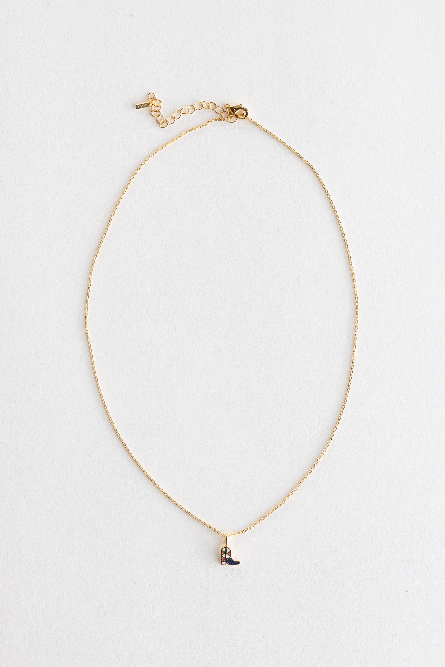 Cove Freedom Cowboy Boot Necklace