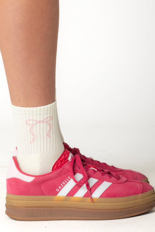 Cove Pink Bow Socks