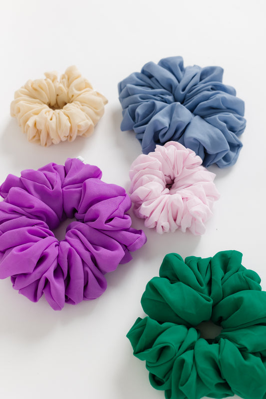 Cove Chiffon Jumbo Scrunchie