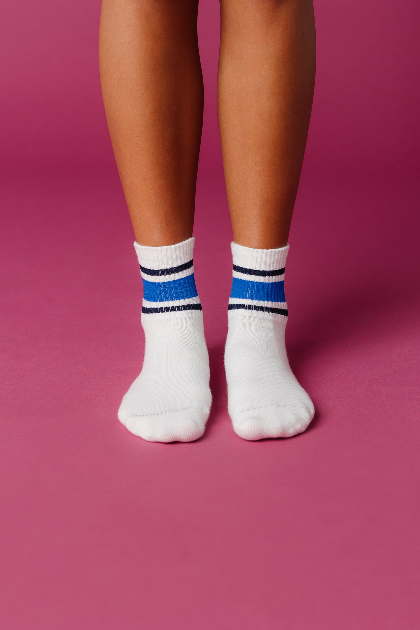 Cove Rave Quarter Socks Royal Blue/Black OS