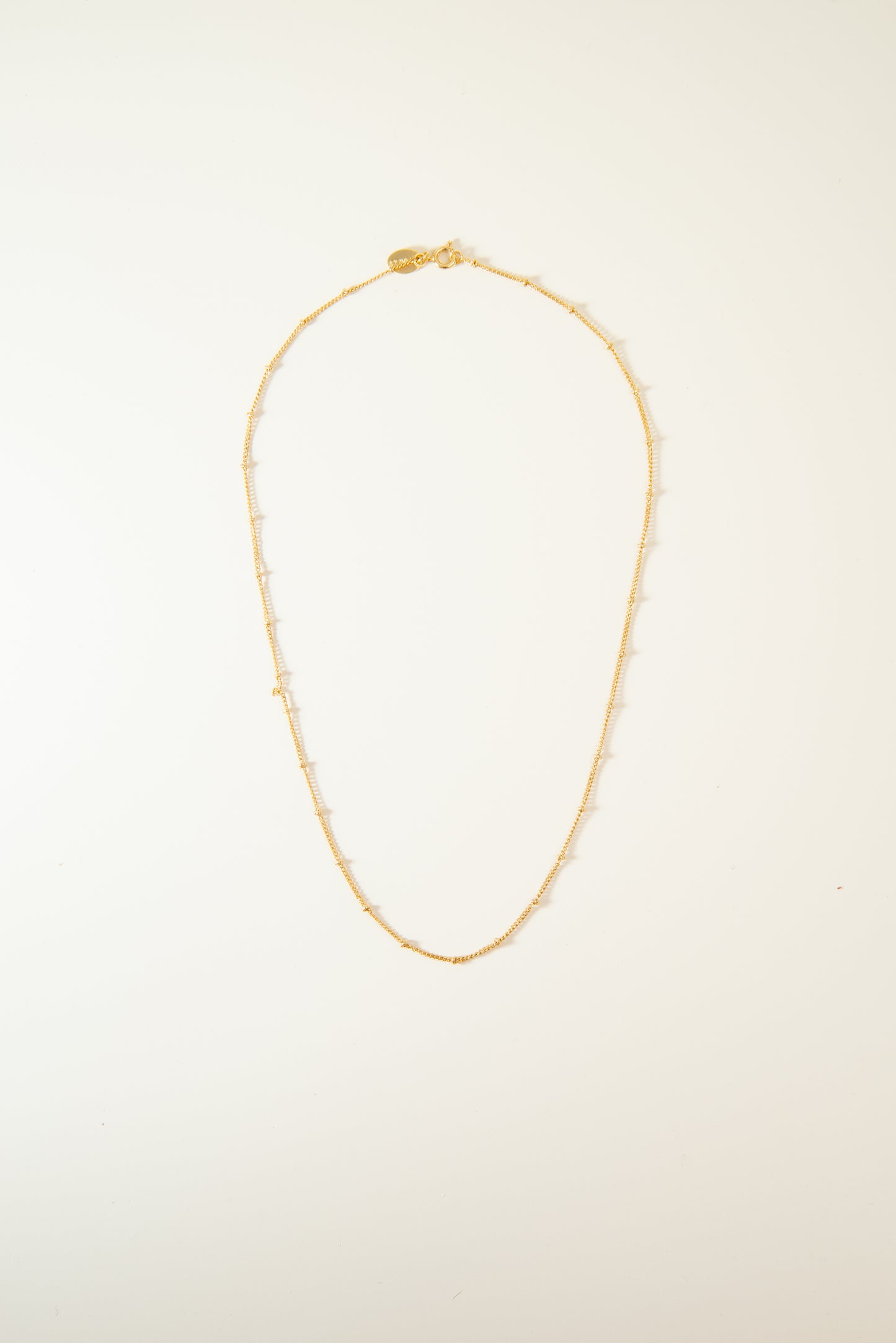 Cove Beaded Gold Chain Necklace