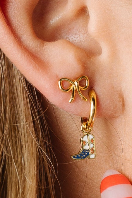 Cove Dainty Bow Stud Earrings