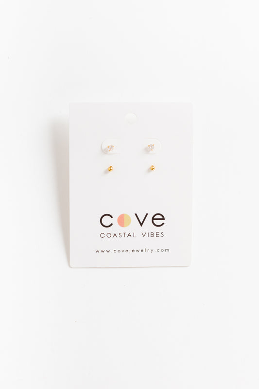 Cove Earrings Set of 2 Earrings - Glitz