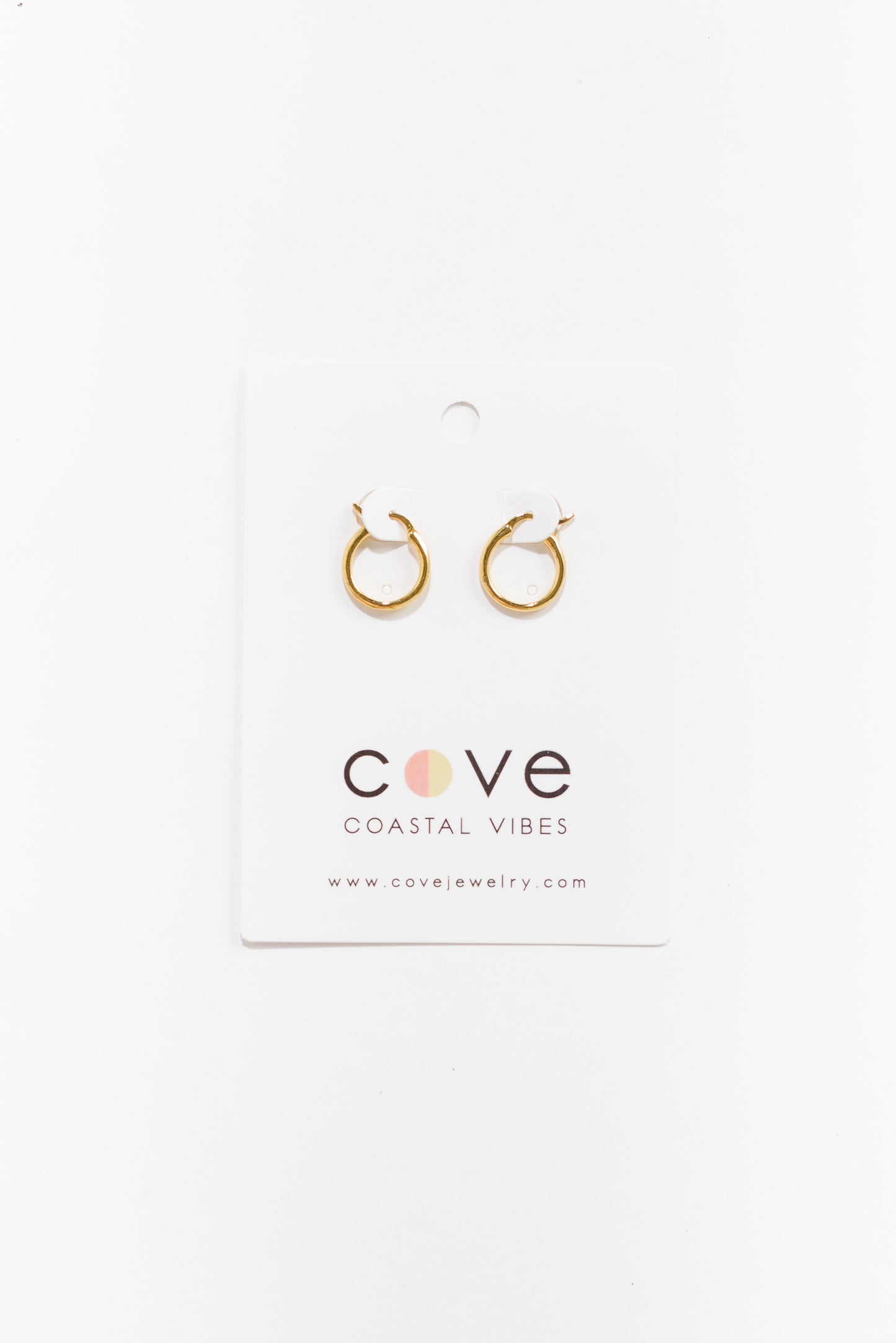 Cove Small Oval Hoop Earrings