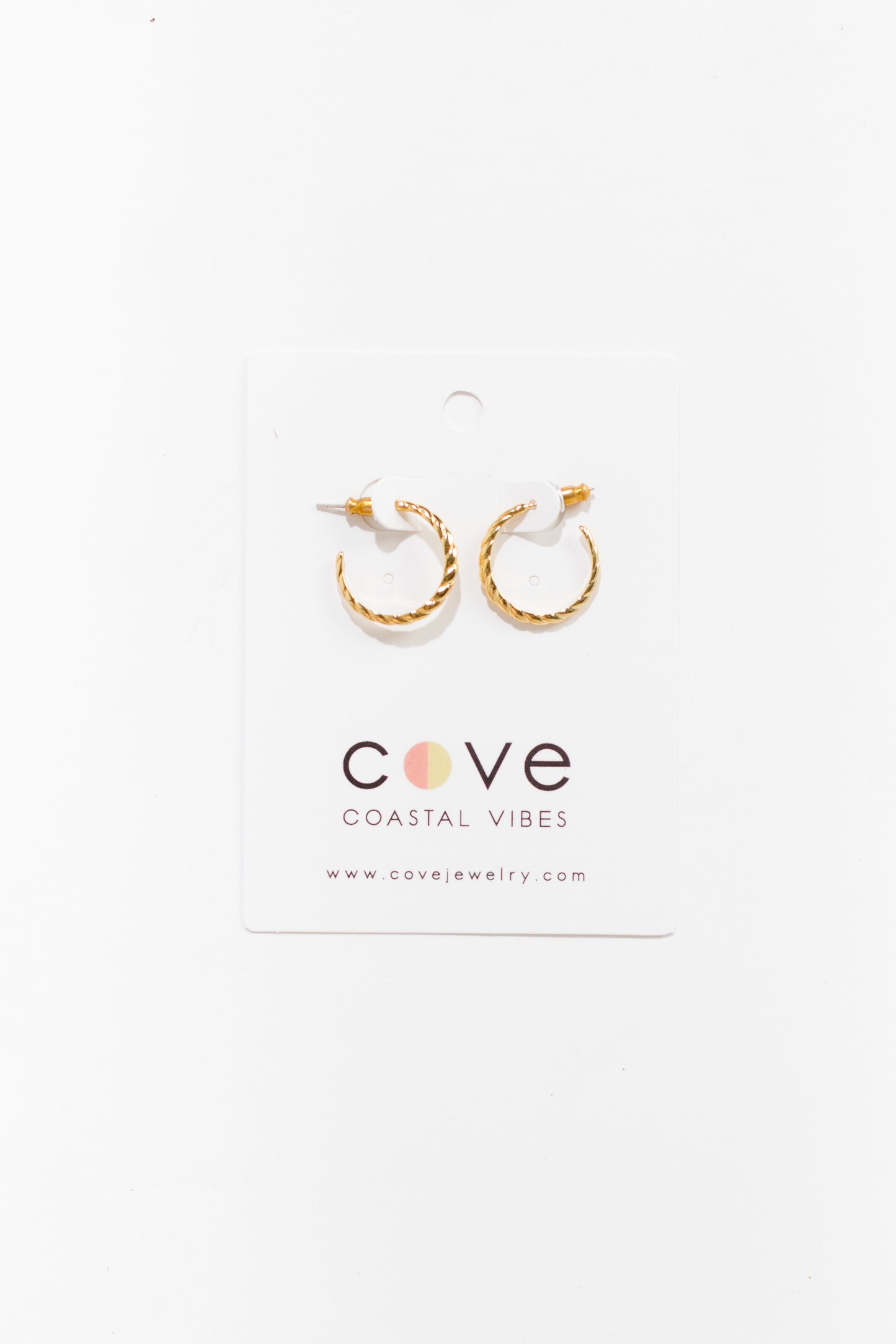 Cove Twisted Open Hoop Earrings