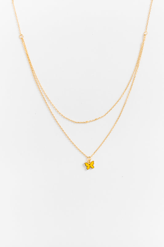 Cove Dainty Butterfly Double Chain