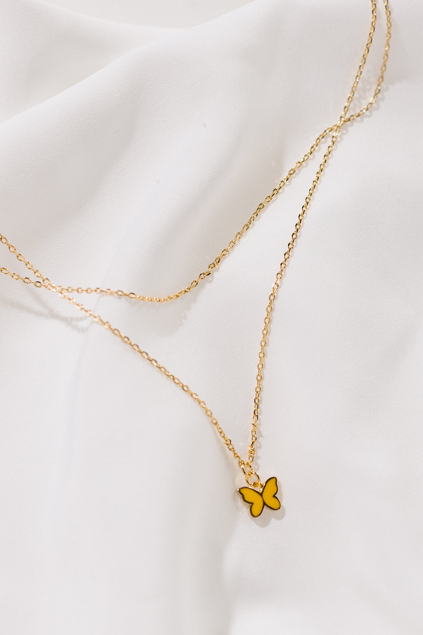 Cove Necklace Dainty Butterfly Gold