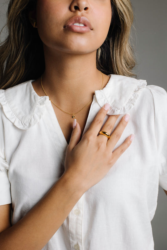 Gold Dome Ring