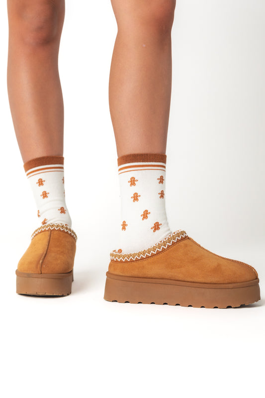 Cove Gingerbread Man Socks