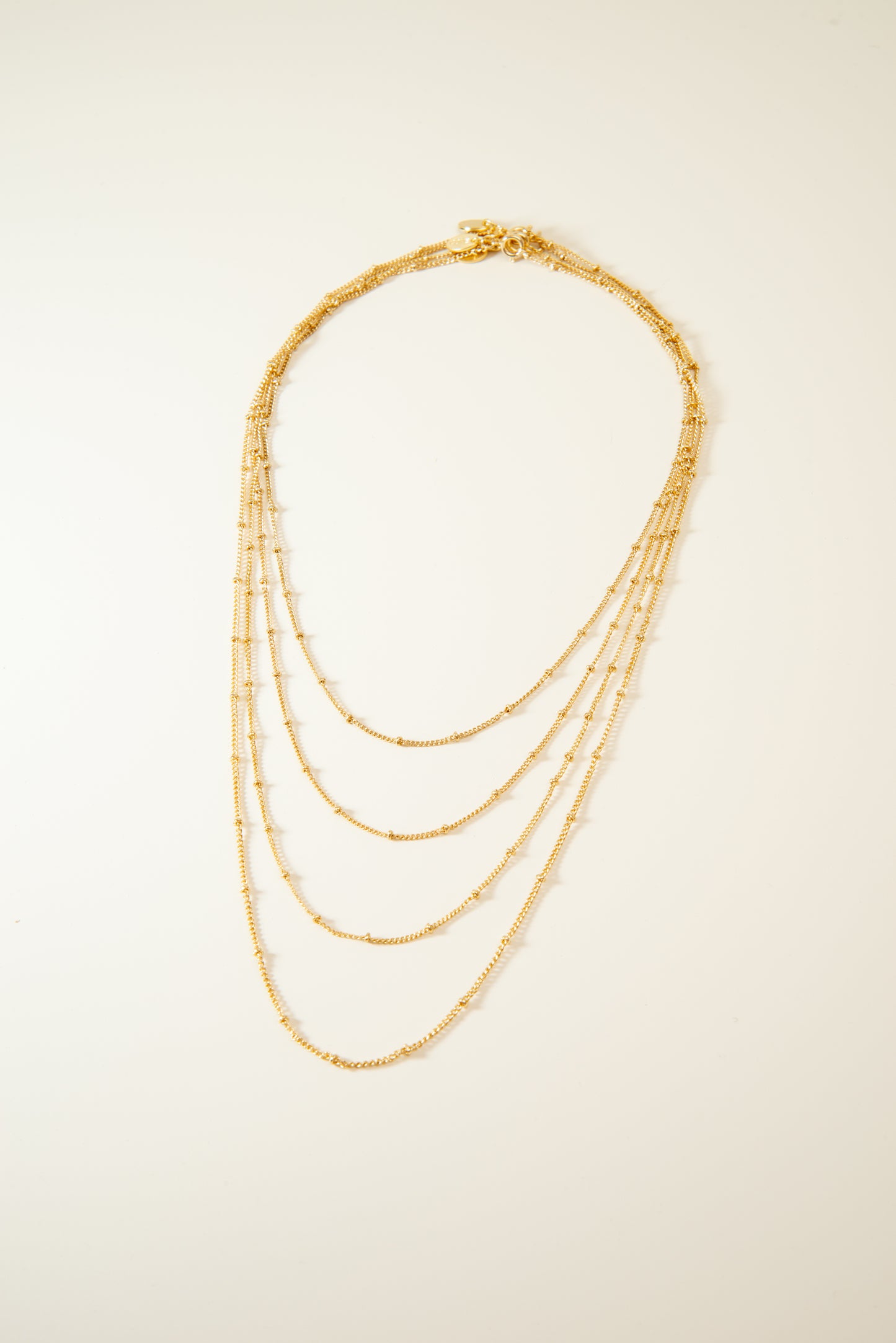 Beaded Gold Chain