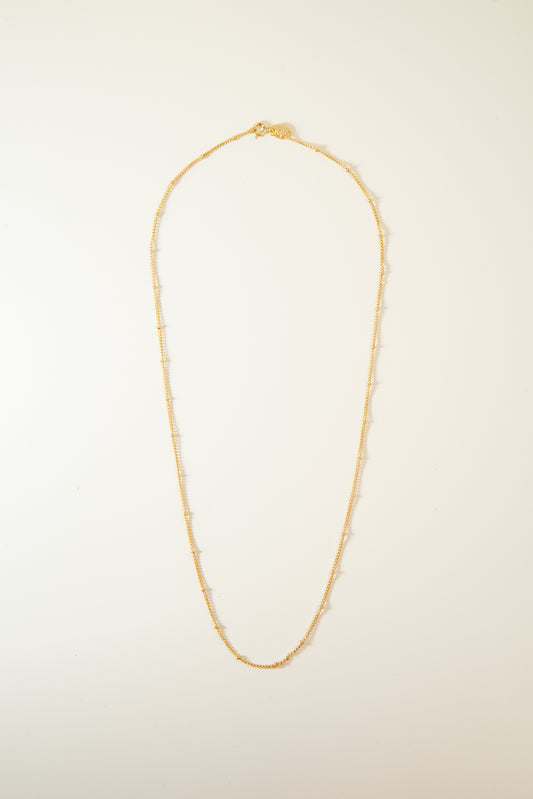 Cove Beaded Gold Chain Necklace
